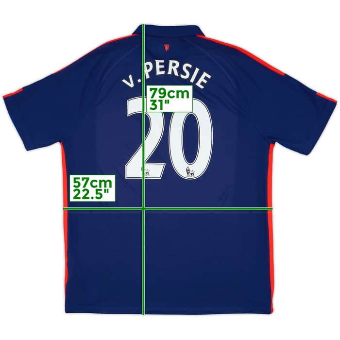 2014-15 Manchester United Third Shirt V.Persie #20 - 8/10 - (XL)