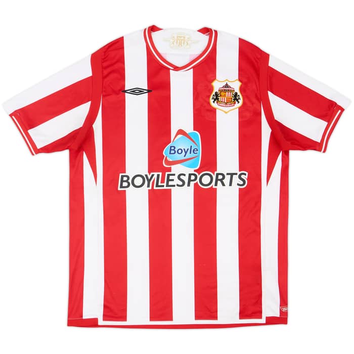 2009-10 Sunderland Home Shirt Yorke #19 - 7/10 - (L)