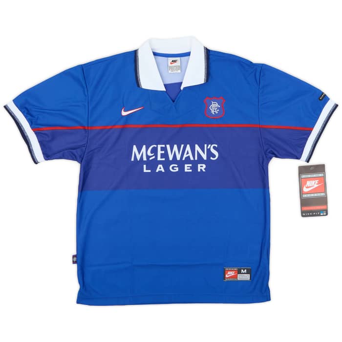 1997-99 Rangers Home Shirt Gascoigne #8 (M)