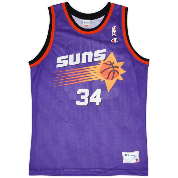 1992-96 Phoenix Suns Barkley #34 Champion Away Jersey - 8/10 - (L)