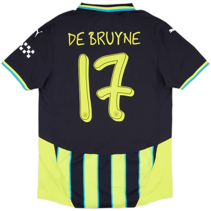 2024-25 Manchester City Authentic Away Shirt De Bruyne #17