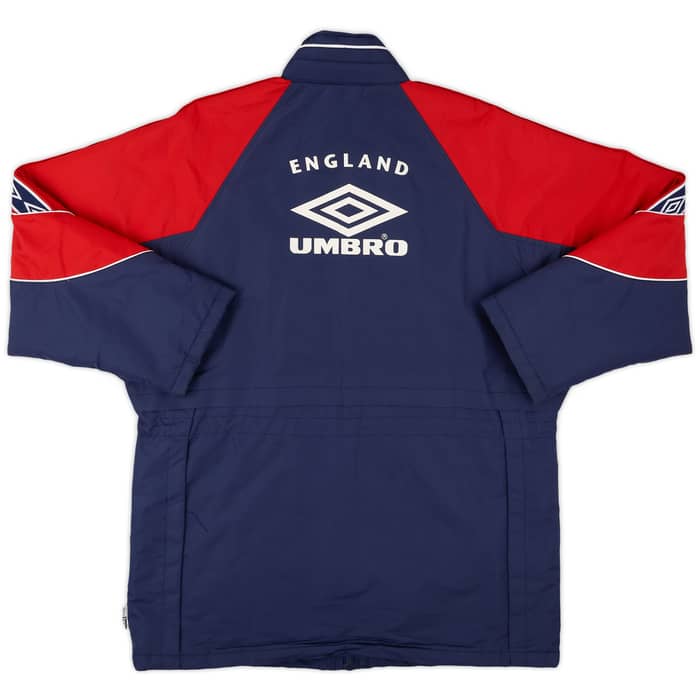 1998-00 England Umbro Padded Bench Coat - 6/10 - (L)