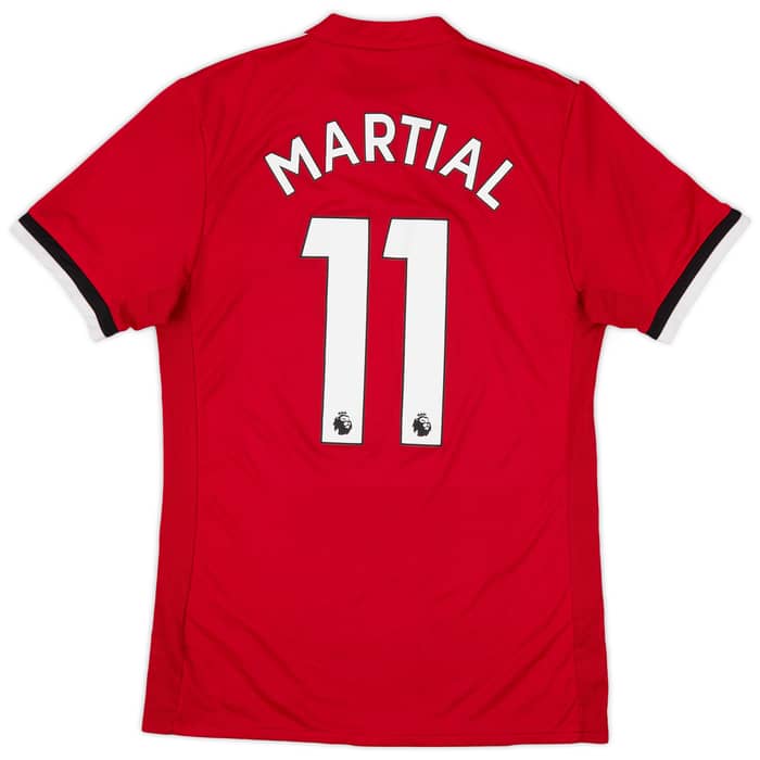 2017-18 Manchester United Home Shirt Martial #11 - 8/10 - (S)