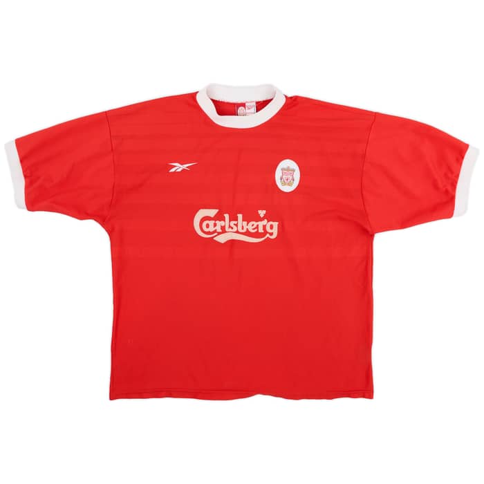 1998-00 Liverpool Home Shirt Fowler #9 - 8/10 - (XXL)