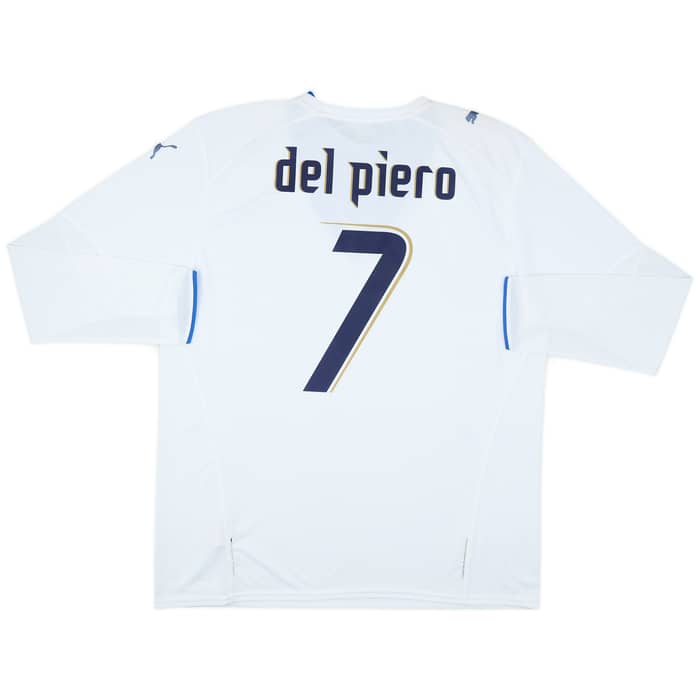 2006 Italy Basic Away L/S Shirt Del Piero #7 (XL)