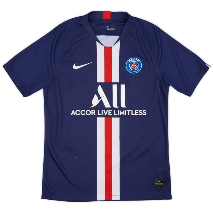 2019-20 Paris Saint-Germain Home Shirt Mbappe #7 - 6/10 - (M)