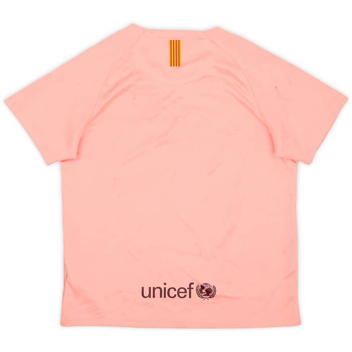 2018-19 Barcelona Third Shirt - 6/10 - (7-8Y)