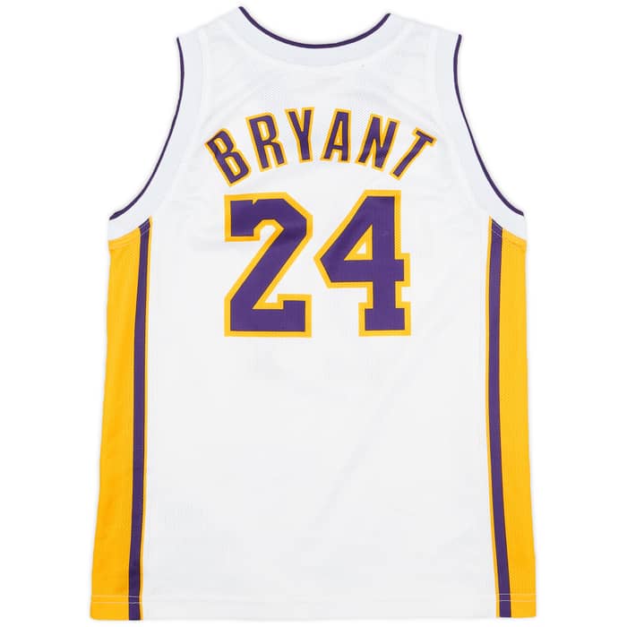 2006-10 LA Lakers Bryant #24 Champion Alternate Jersey - 7/10 - (M.Boys)