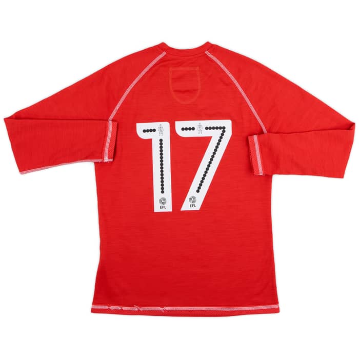 2016-17 MK Dons Away L/S Shirt #17 - 9/10 - (M)