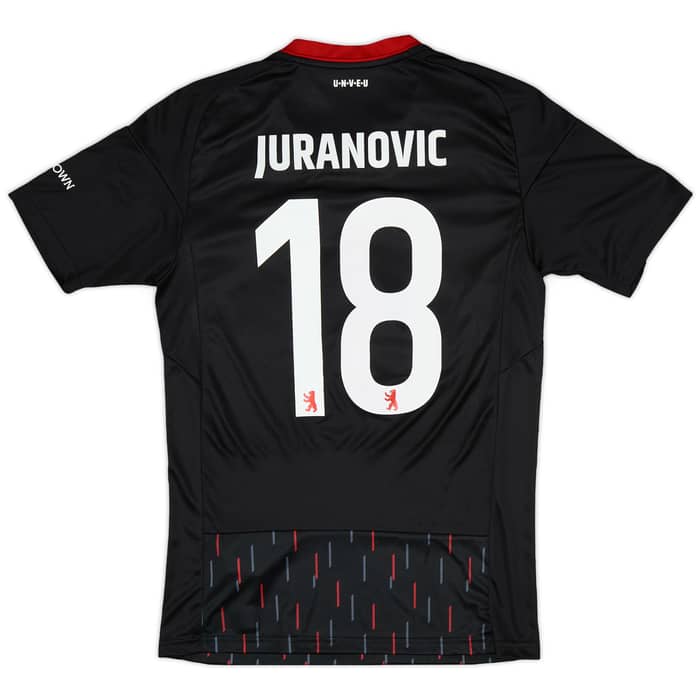 2022-23 Union Berlin Match Issue Europa League Third Shirt Juranovic #18