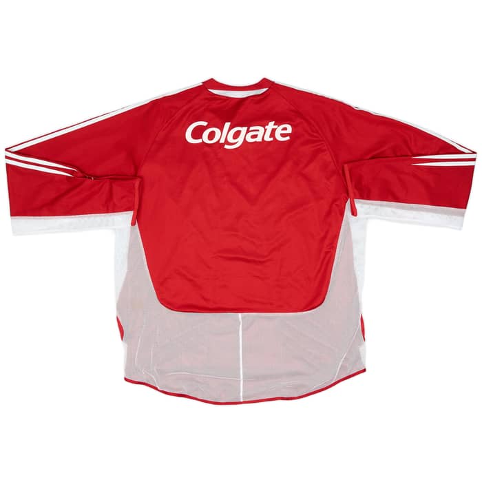 2004-05 Denmark Player Issue Home/Training L/S Shirt - 9/10 - (XXL)