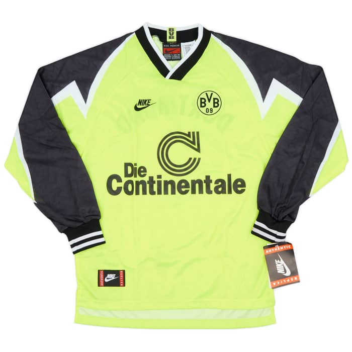 1995-96 Borussia Dortmund Home L/S Shirt (M)