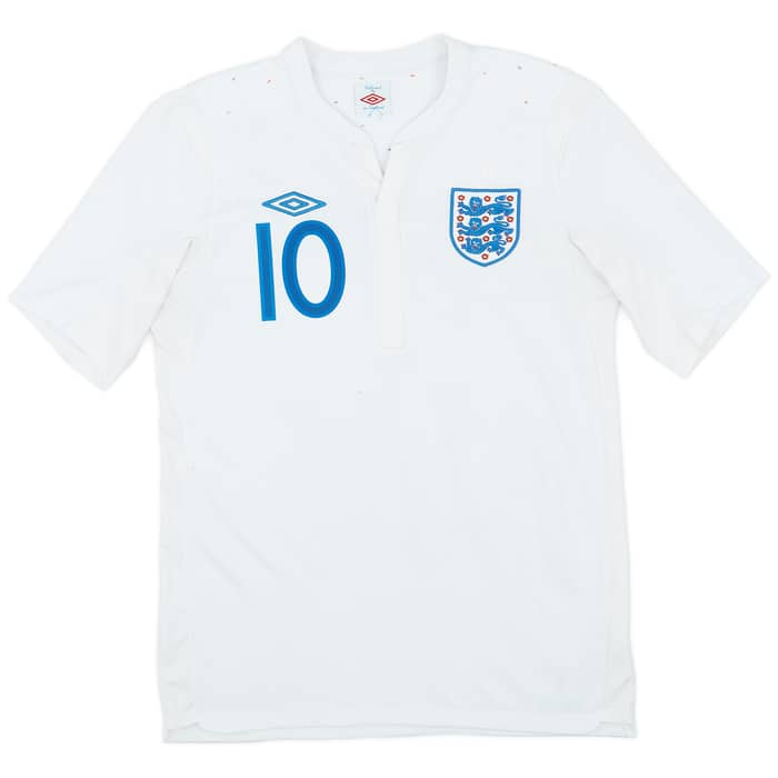 2010-11 England Home Shirt Rooney #10 - 7/10 - (M)
