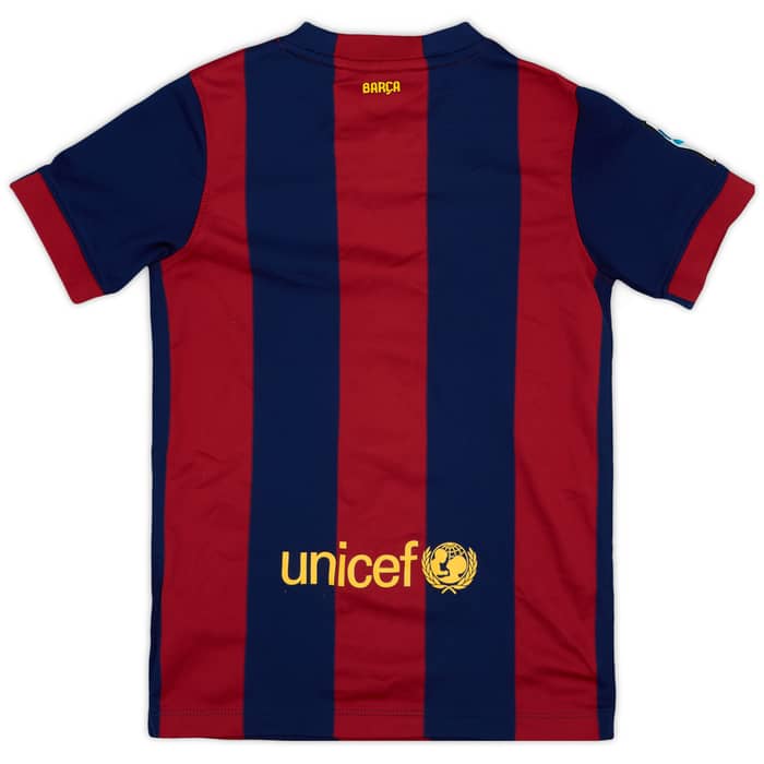2014-15 Barcelona Home Shirt - 7/10 - (S.Boys)