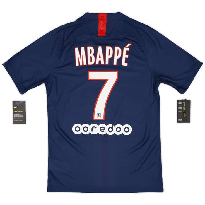 2019-20 Paris Saint-Germain Home Shirt Mbappe #7 (S)