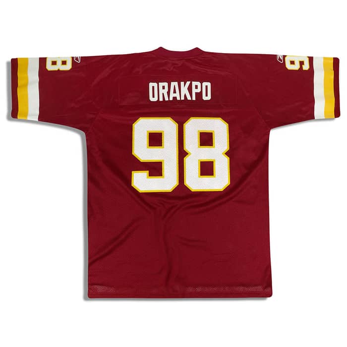 2009-11 Washington Redskins Orakpo #98 Reebok On Field Jersey (Home) Y