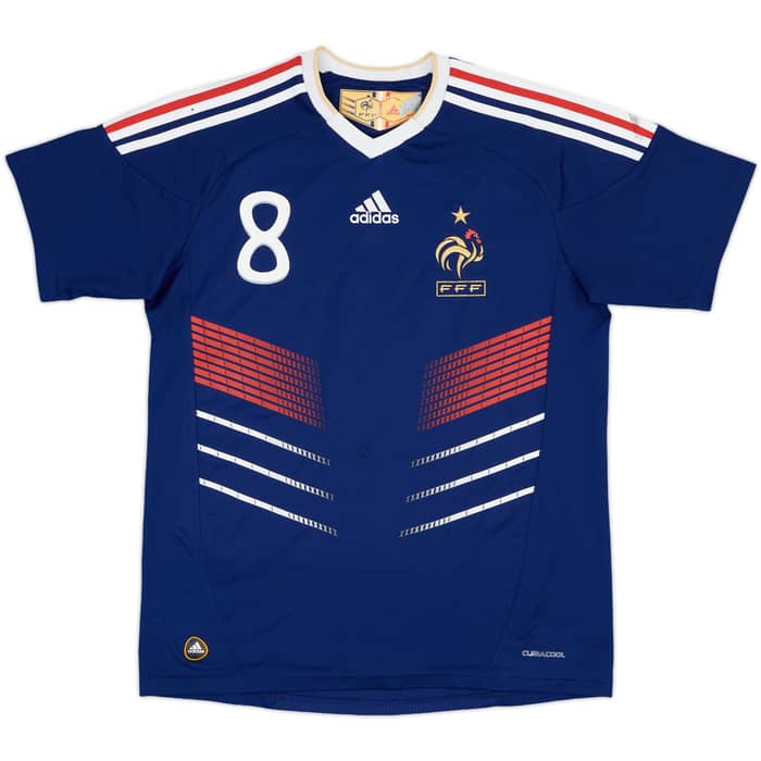 2009-10 France Home Shirt Gourcuff #8 - 7/10 - (XL.Boys)