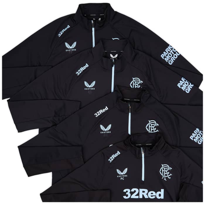 2024-25 Rangers Staff Issue 1/4 Zip Training Top # - 5/10