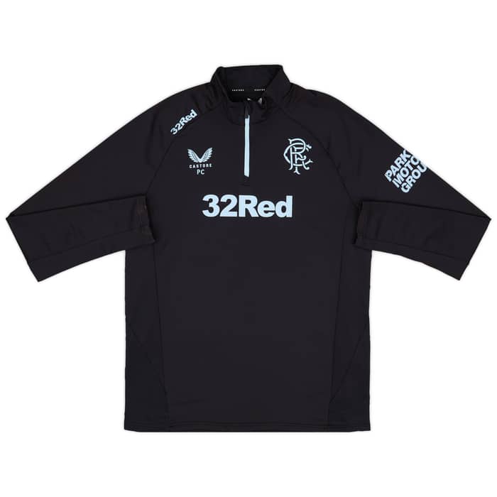 2024-25 Rangers Staff Issue 1/4 Zip Training Top # - 5/10