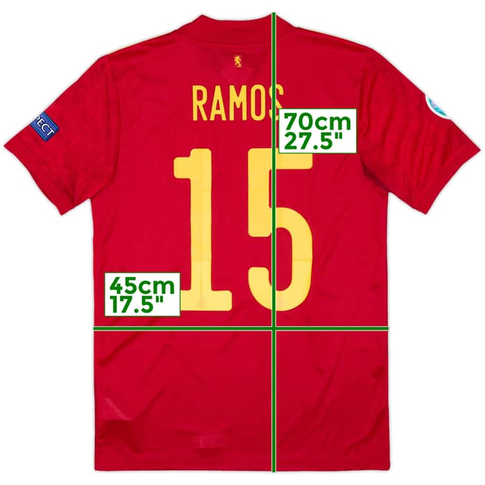 2020-21 Spain Home Shirt Ramos #15 (S)