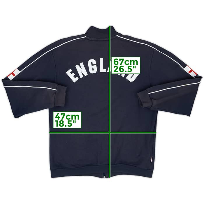2002-04 England Umbro Track Jacket - 6/10 - (XL.Boys)
