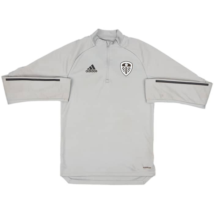 2020-21 Leeds United adidas 1/4 Zip Drill Top - 8/10 - (XS)