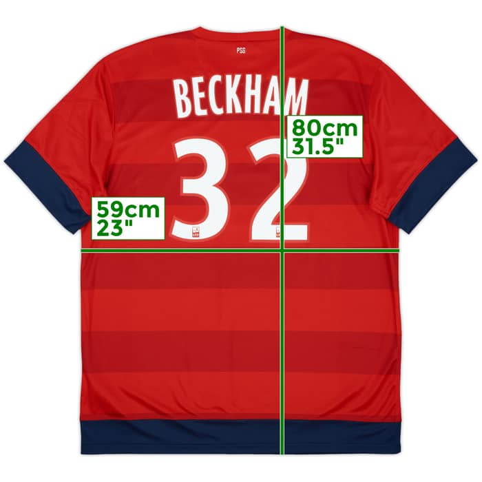 2012-13 Paris Saint-Germain Away Shirt Beckham #32 (XL)