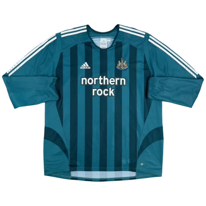 2005-06 Newcastle Away L/S Shirt Solano #4 - 7/10 - (XXL)