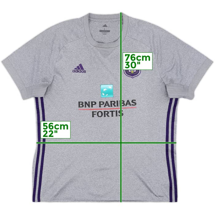2017-19 Anderlecht Away Shirt - 5/10 - (L)