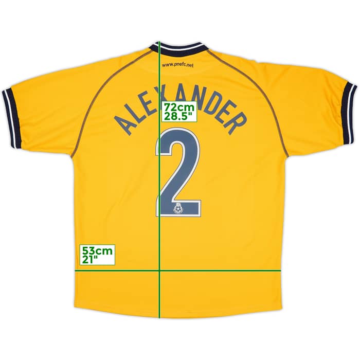 2001-02 Preston Away Shirt Alexander #2 - 8/10 - (L)