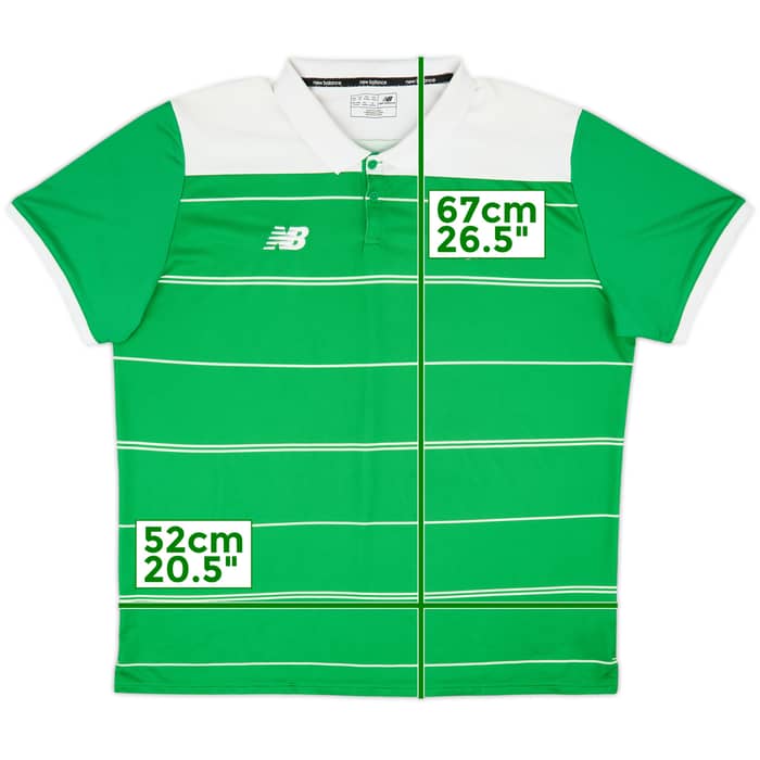 2017-18 Celtic New Balance Polo Shirt - 10/10 - (XXL)
