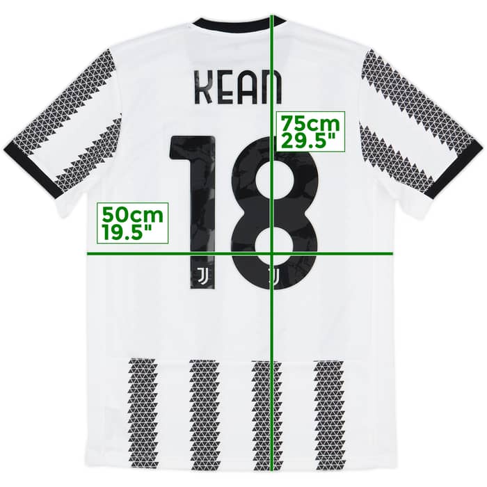 2022-23 Juventus Home Shirt Kean #18 - 10/10 - (M)