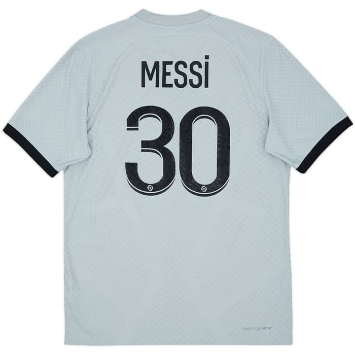 2022-23 Paris Saint-Germain Authentic Away Shirt Messi #30 - 10/10 - (M)