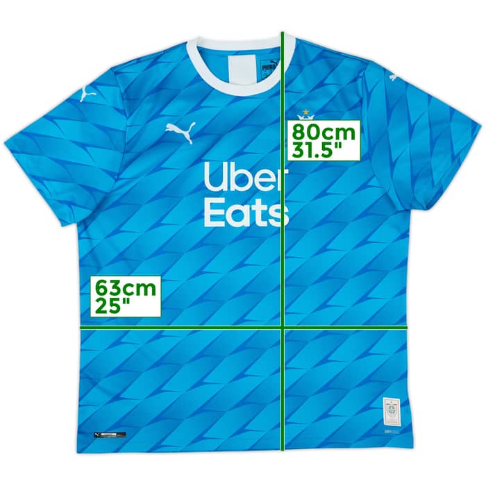 2019-20 Olympique Marseille Away Shirt - 8/10 - (XXL)