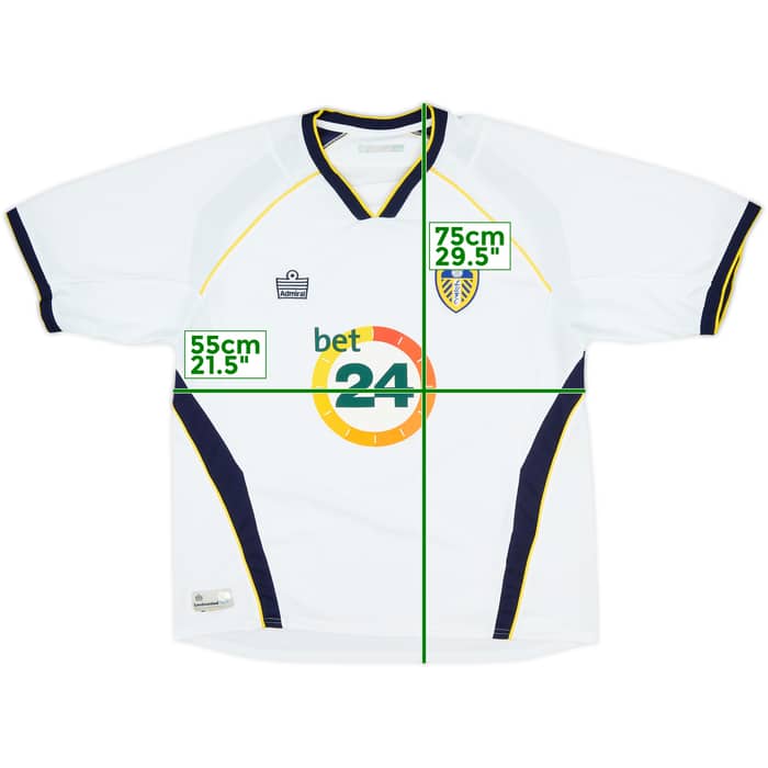 2006-07 Leeds United Home Shirt - 7/10 - (L)