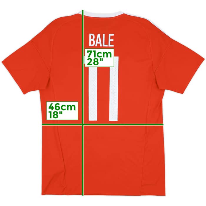 2016-17 Wales Home Shirt Bale #11 - 9/10 - (M)