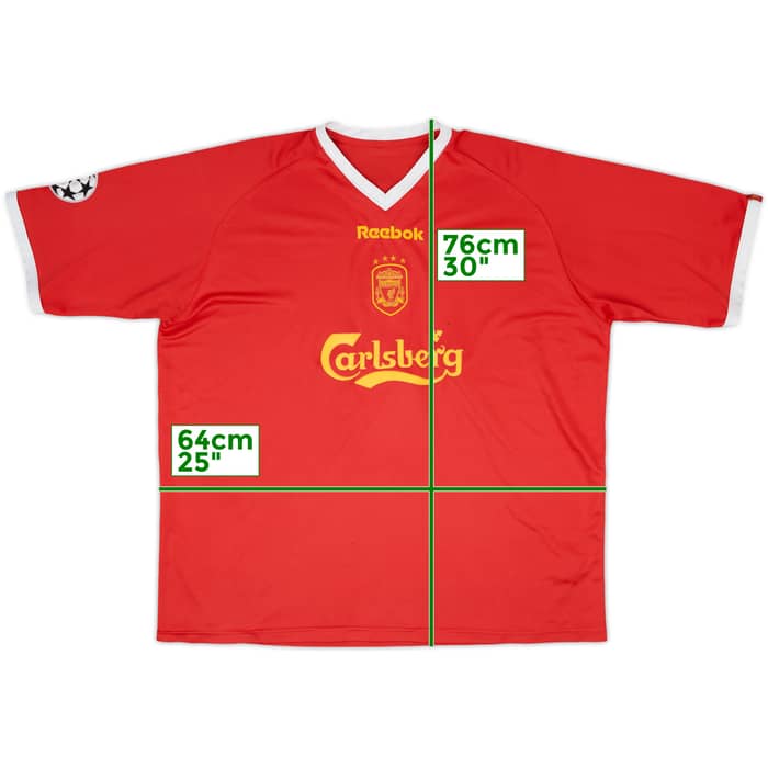 2001-03 Liverpool CL Shirt Hyypia #4 - 6/10 - (XXL)