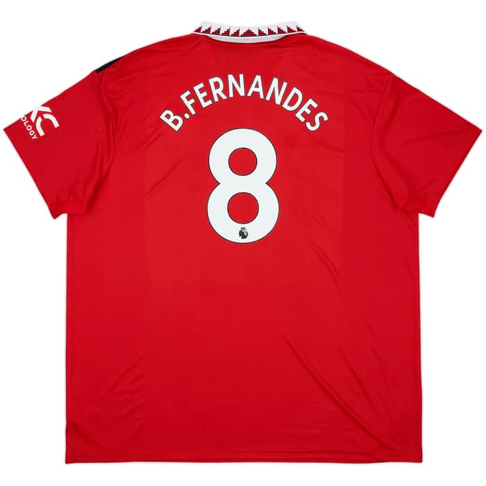 2022-23 Manchester United Home Shirt B.Fernandes #8 - 8/10 - (3XL)