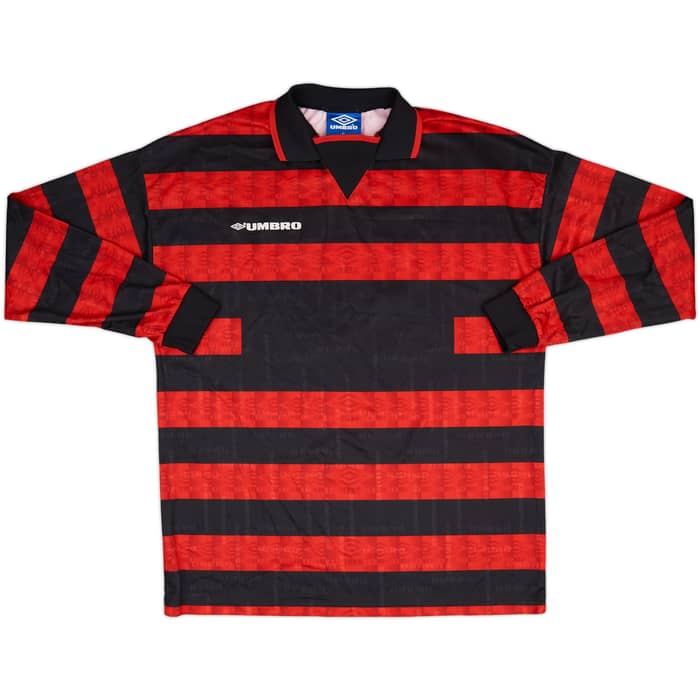 1990s Umbro Template L/S Shirt - 9/10 - (XL)