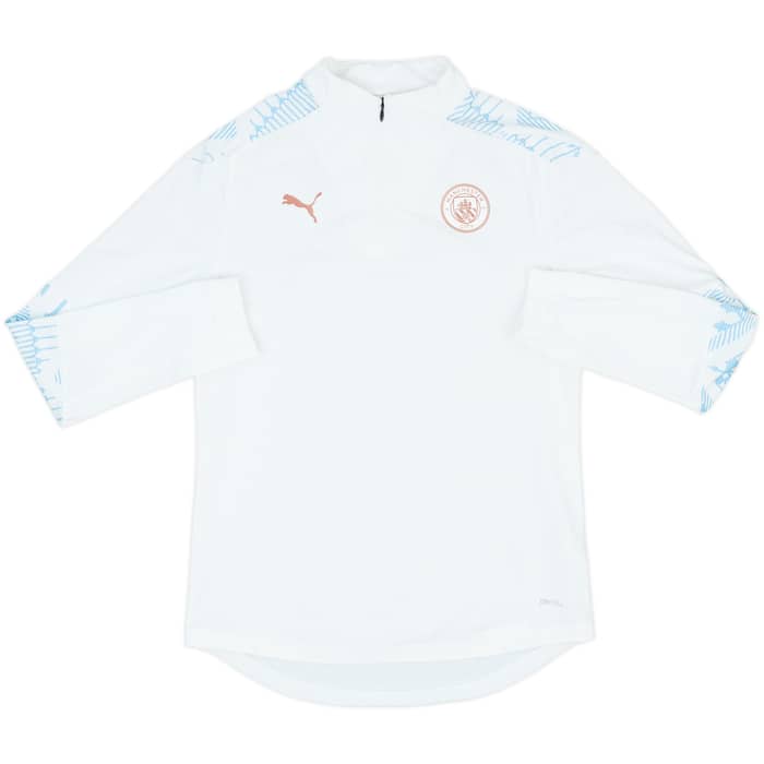 2019-20 Manchester City Puma 1/4 Zip Drill Top - 8/10 - (Women's S)