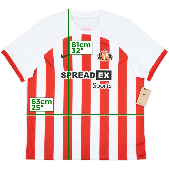 2023-24 Sunderland Home Shirt (XXL)
