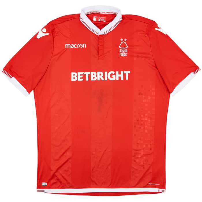 2018-19 Nottingham Forest Home Shirt Cash #14 - 7/10 - (5XL)