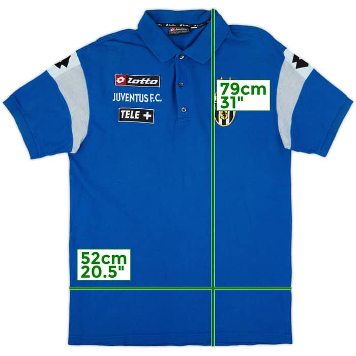 2001-02 Juventus Lotto Polo Shirt - 8/10 - (XL)