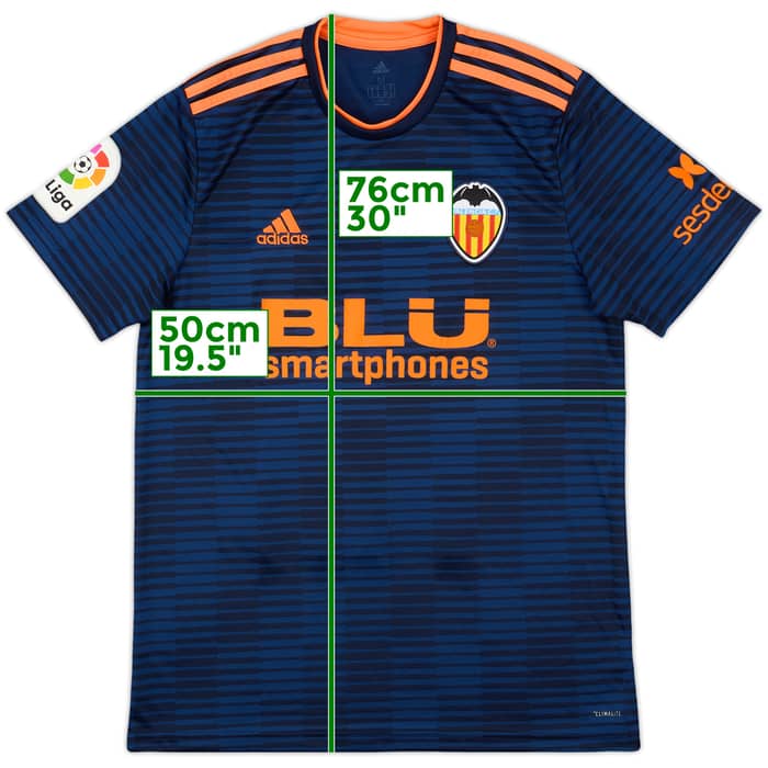 2018-19 Valencia Away Shirt - 8/10 - (M)
