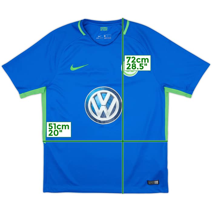2017-18 Wolfsburg Away Shirt - 8/10 - (M)