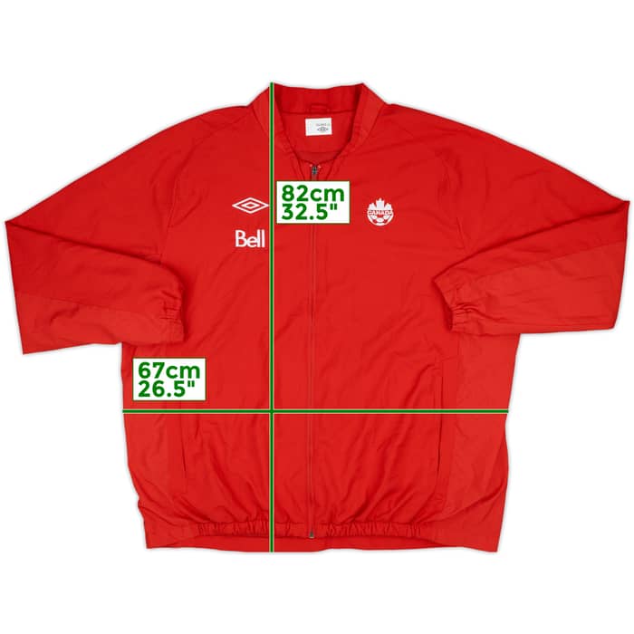 2012-13 Canada Umbro Track Jacket - 8/10 - (XXL)