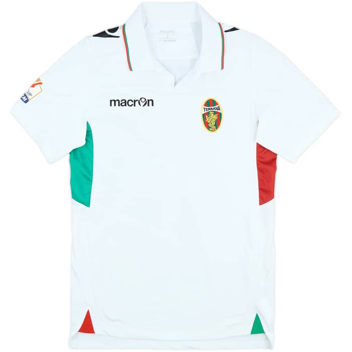 2015-16 Ternana Match Issue Coppa Italia Signed Away Shirt Busellato #29