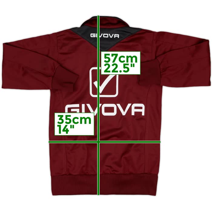 2012-13 Salernitana Givova Track Jacket - 8/10 - (3XS)
