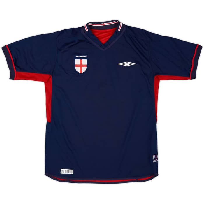 2002-04 England Away Shirt Gerrard #4 - 8/10 - (M)