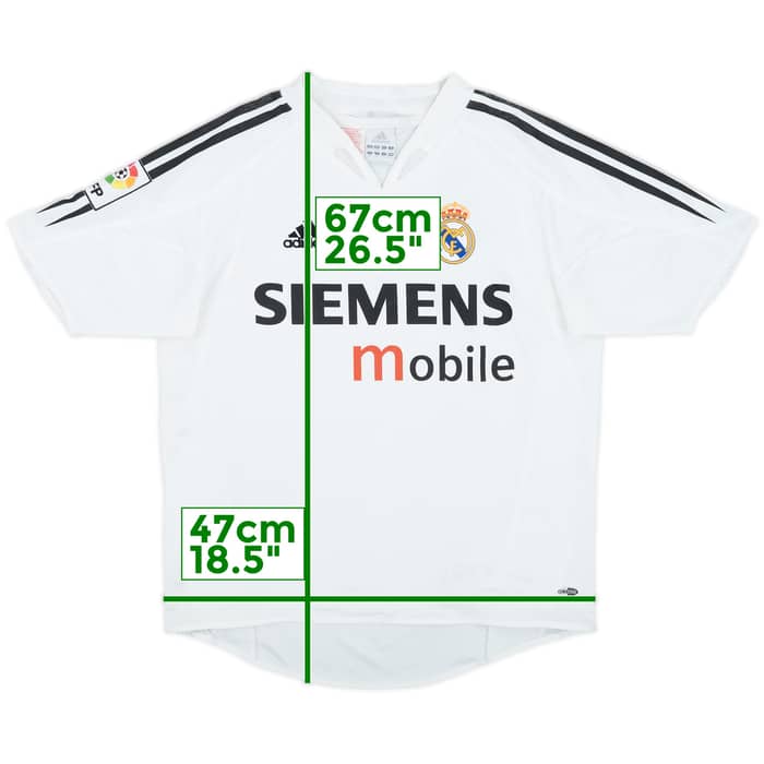 2004-05 Real Madrid Home Shirt - 5/10 - (XL.Boys)